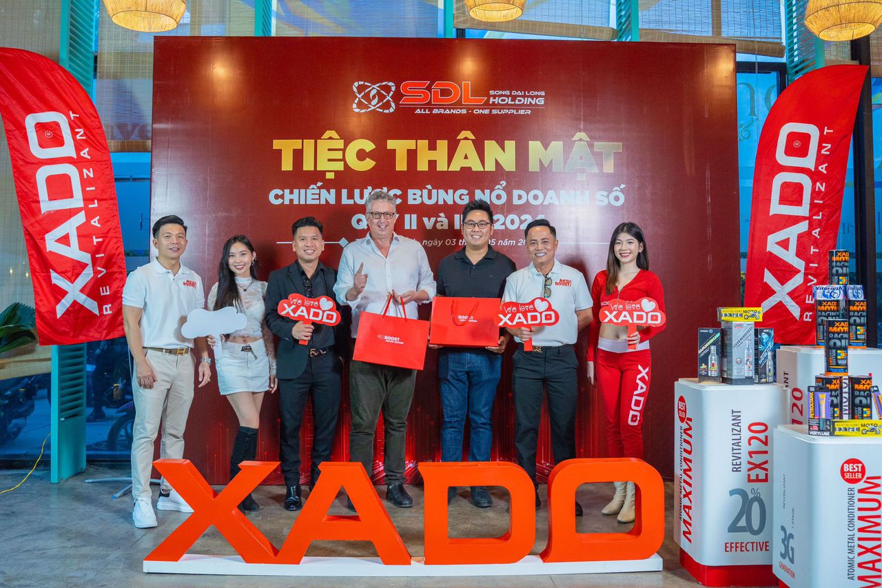 Xado Atomic Oil RedBoost chính thức ra mắt tại Việt Nam