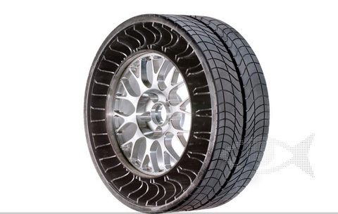 Lốp không hơi "Tweel" của Michelin Lốp không hơi "Tweel" của Michelin