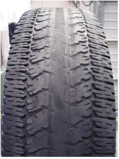 Lốp mòn giữa Lốp mòn giữa