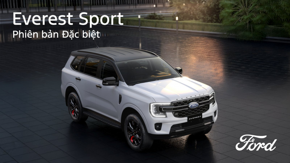 Everest Sport có thêm phiên bản Đặc biệt tại Việt Nam, giá 1,199 tỷ đồng